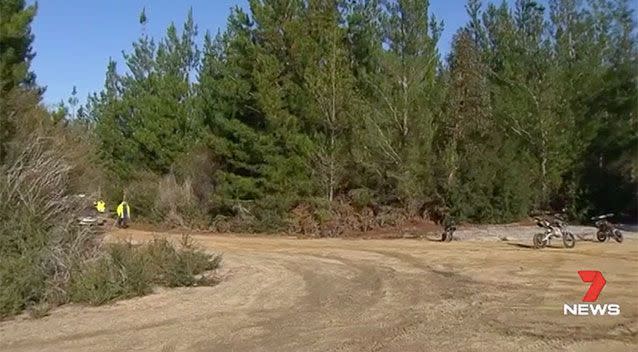 A group of 15 had travelled to a remote campsite for a long weekend getaway. Source: 7 News