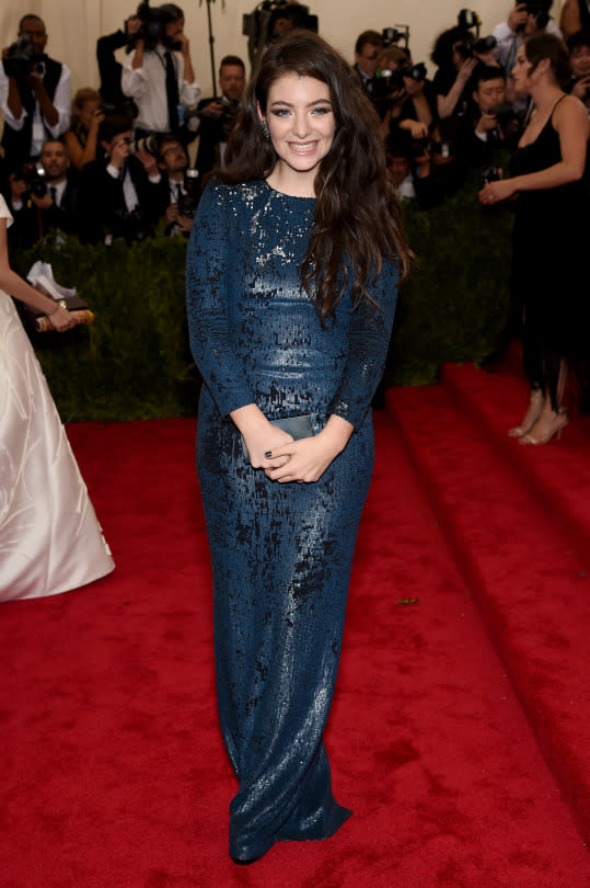 Lorde in Calvin Klein.