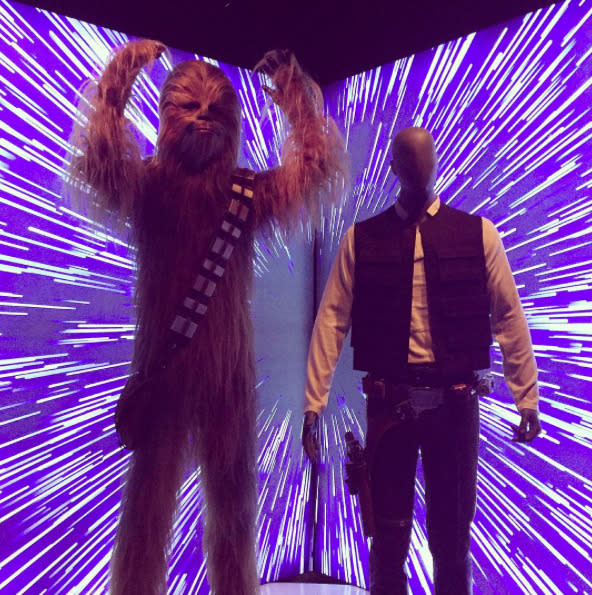 Chewbacca and Han Solo