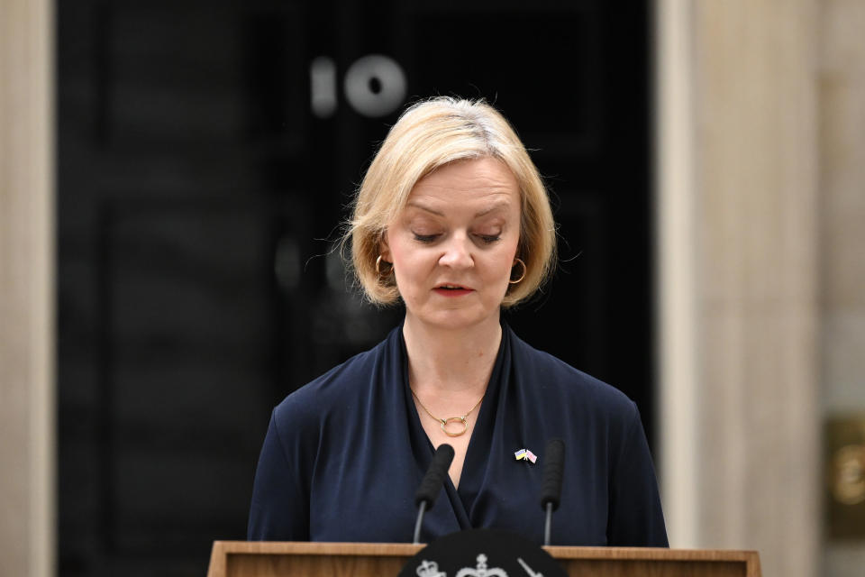 The FTSE 100 jumped after Liz Truss resigns as prime minister. Photo: Leon Neal/Getty 