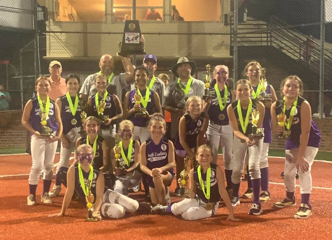The Saluda All-Stars won the Dixie Youth Ponytails X-Play World Series championship.