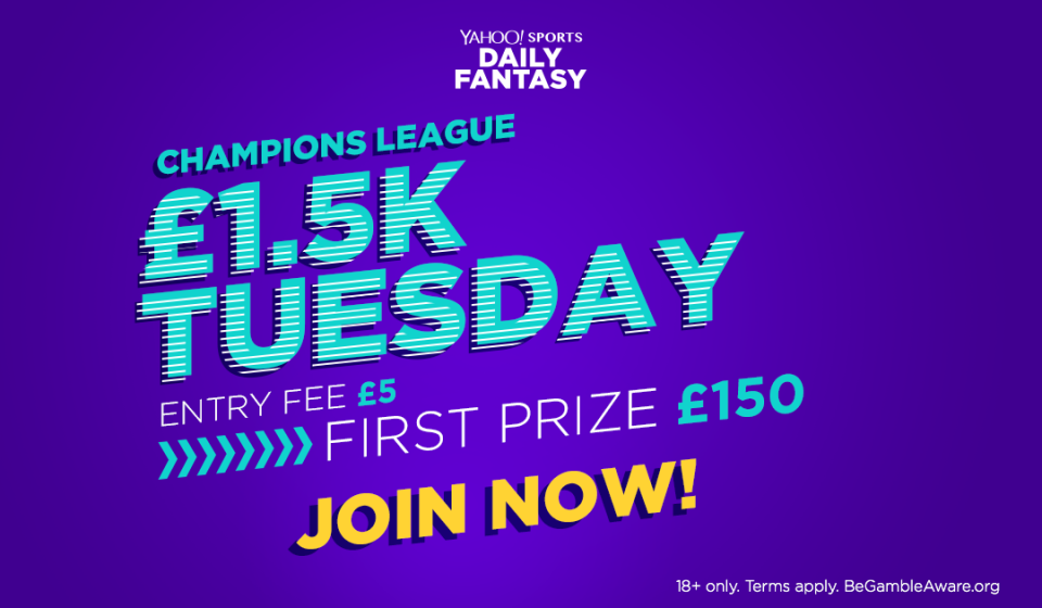 Win £150 cash playing fantasy football <a href="http://bit.ly/2CeMDTM" rel="nofollow noopener" target="_blank" data-ylk="slk:here;elm:context_link;itc:0;sec:content-canvas" class="link ">here</a>!