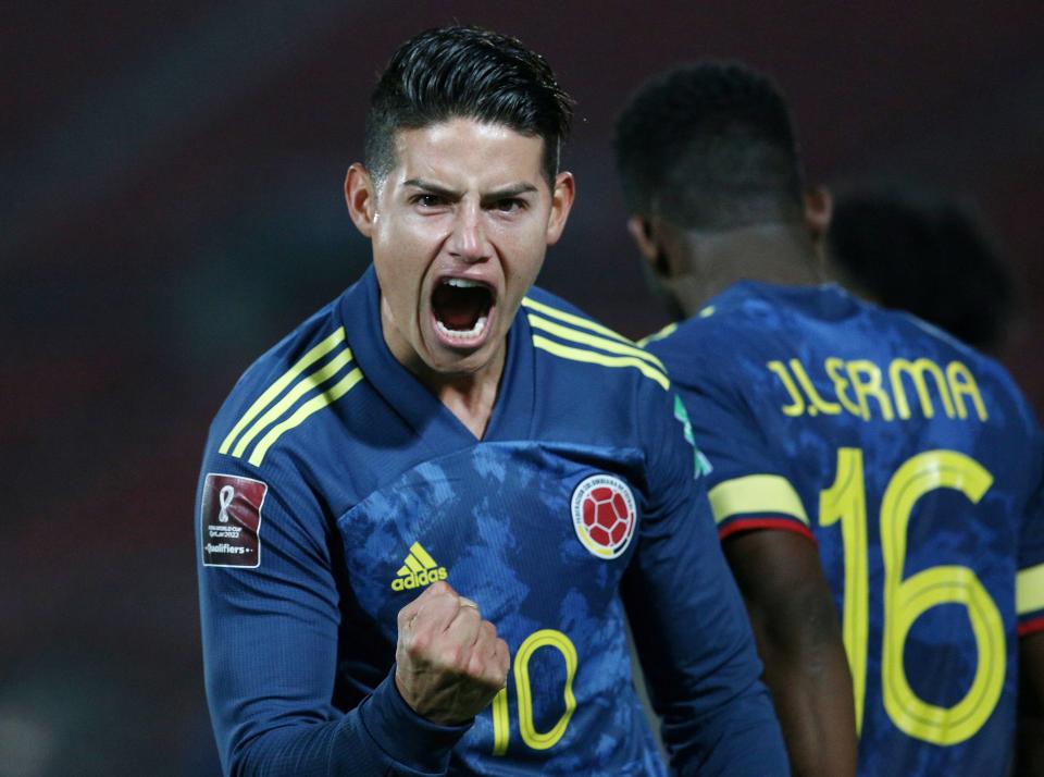 James Rodriguez remains an idol back home in Colombia despite his strugglesReuters