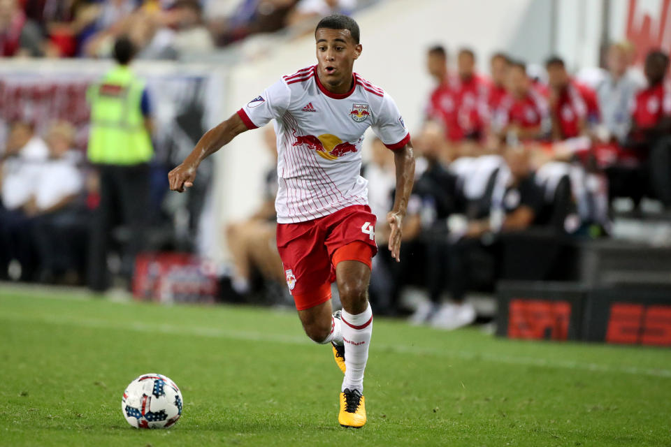 Tyler Adams is one of five uncapped players on the U.S. men’s national team roster for a friendly against Portugal. (Getty)