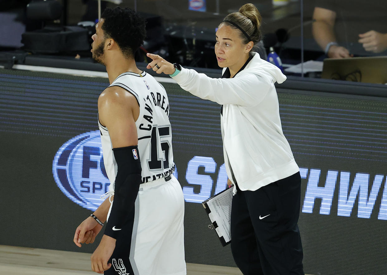 Spurs assistant coach Becky Hammon