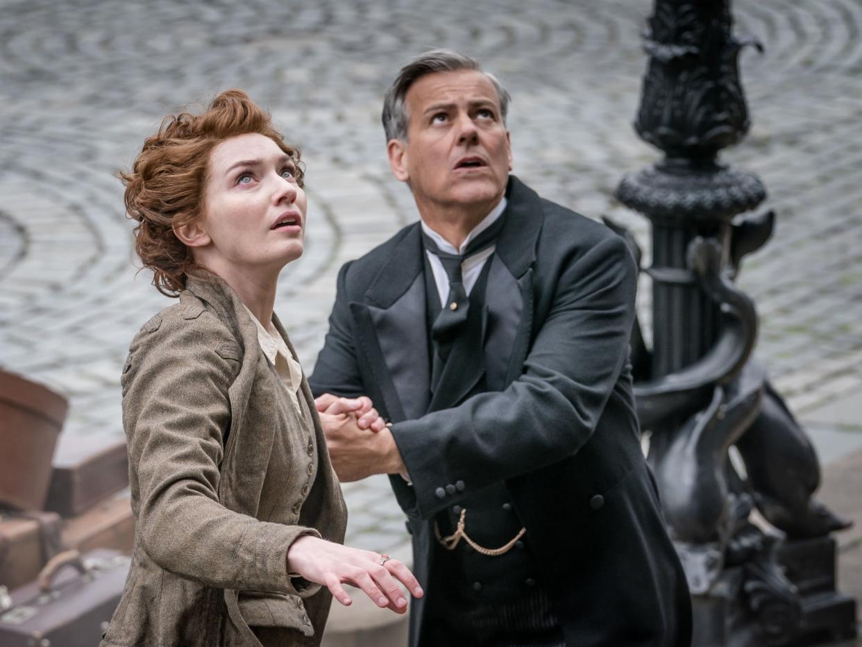 Eleanor Tomlinson and Rupert Graves in 'The War of the Worlds': BBC/Mammoth Screen