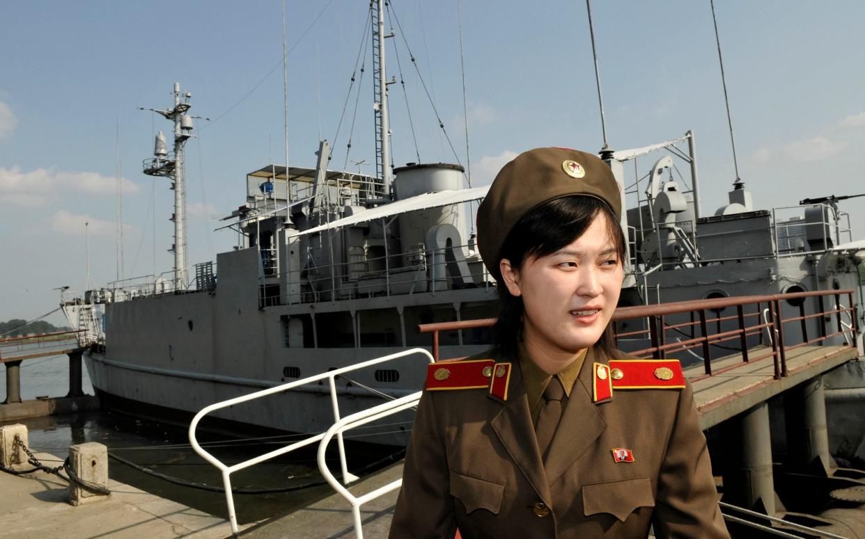 The spy ship was seized by the North Korean navy with 83 crew in 1968 - Alain Nogues/Corbis Historical