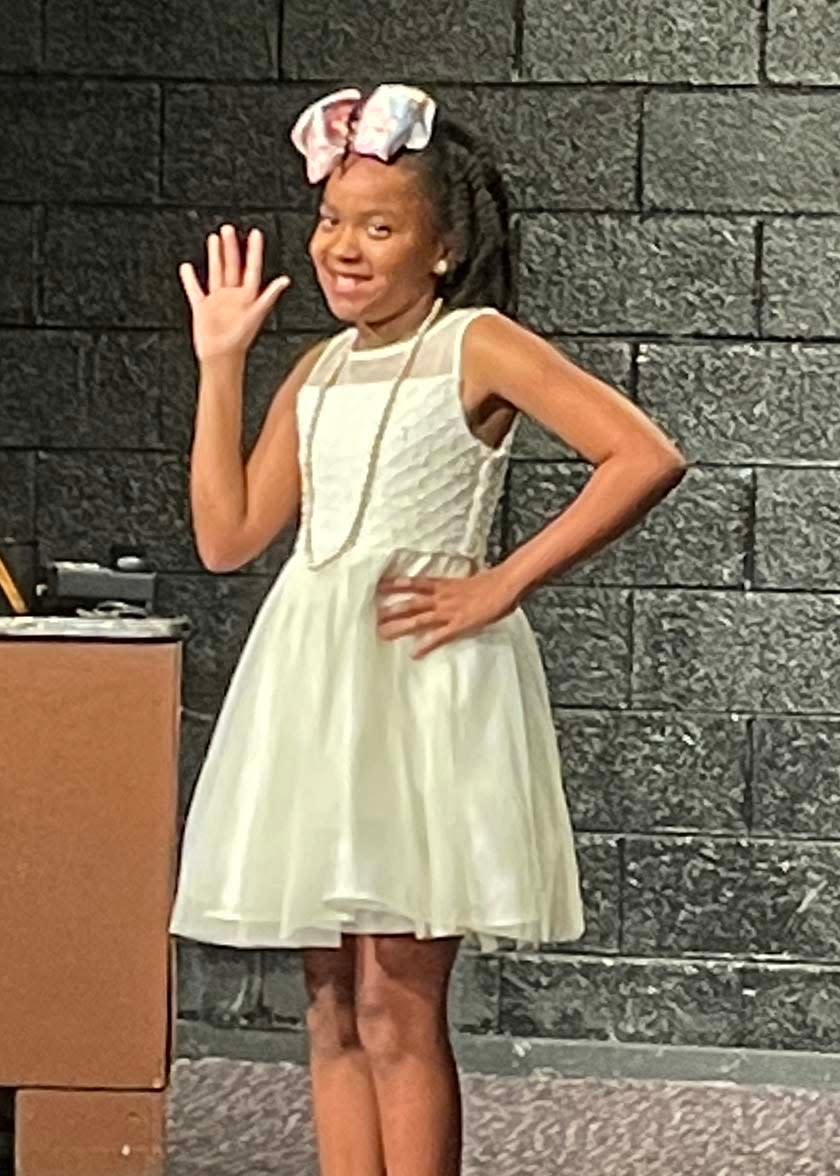 Blayque Dudley as Daisy in “Toy Store” wows the crowd at the annual Drama Camp finale held at Farragut High School Friday, July 29, 2022.