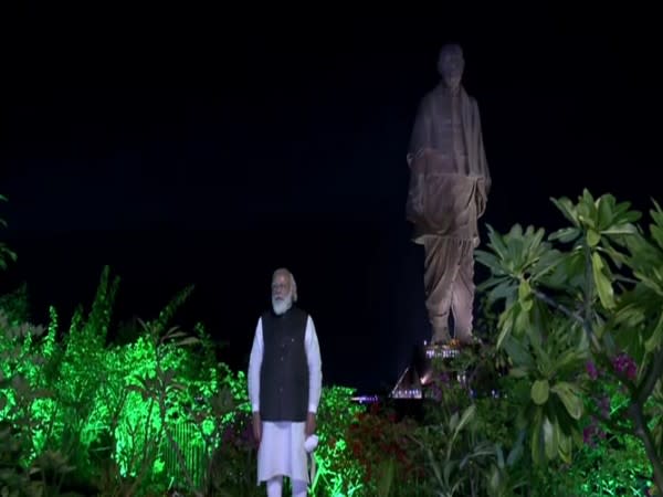 Prime Minister Narendra Modi visited the Statue of Unity on Friday.