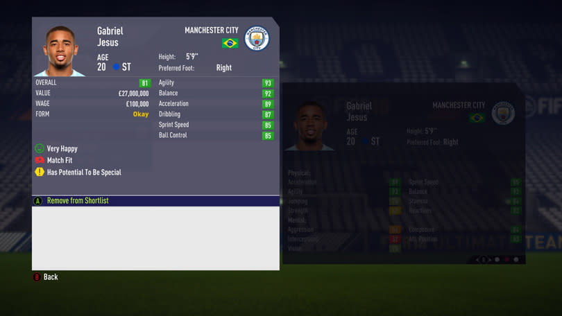 Fraser Gilbert details the bright young things with the highest potential in FIFA 18s single-player mode