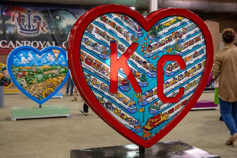 “Going to Kansas City via Streetcar!” By artist Charlie Podrebarac. Emily Curiel/ecuriel@kcstar.com