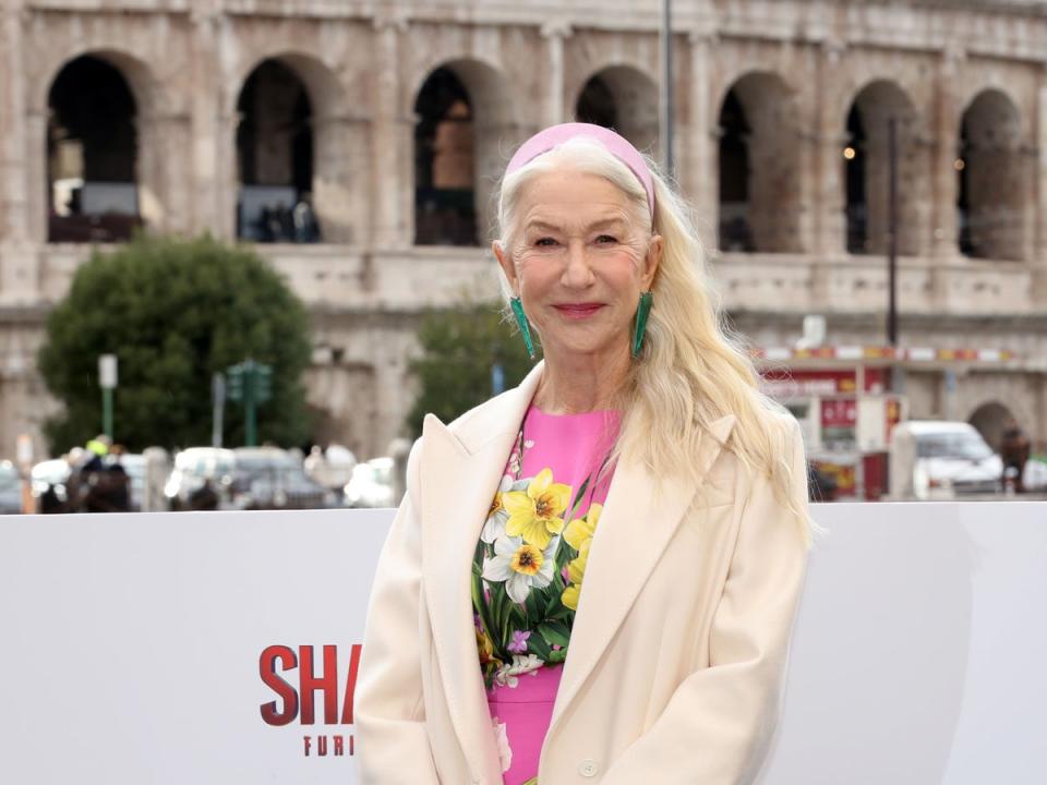 Helen Mirren attends the photocall for 