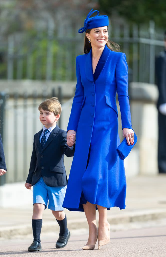 Prince Louis made his Easter debut