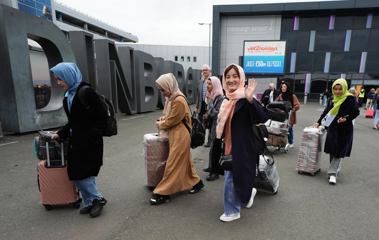 The 19 students will soon be recommencing their studies at medical schools in Scottish universities, thanks to work by the Scottish and UK governments, and the Linda Norgrove Foudation (Andrew Milligan/PA