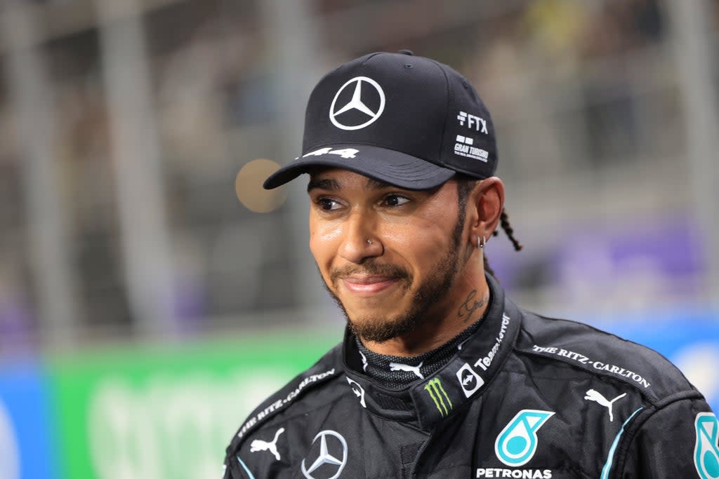 Lewis Hamilton is on pole for the Saudi Arabian Grand Prix (AP) (AP)