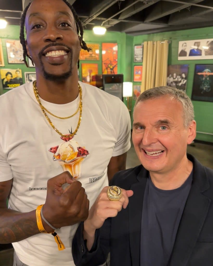 Phil Rosenthal and Dwight Howard
