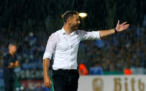 Schalke's highly rated coach Domenico Tedesco - Credit: REUTERS