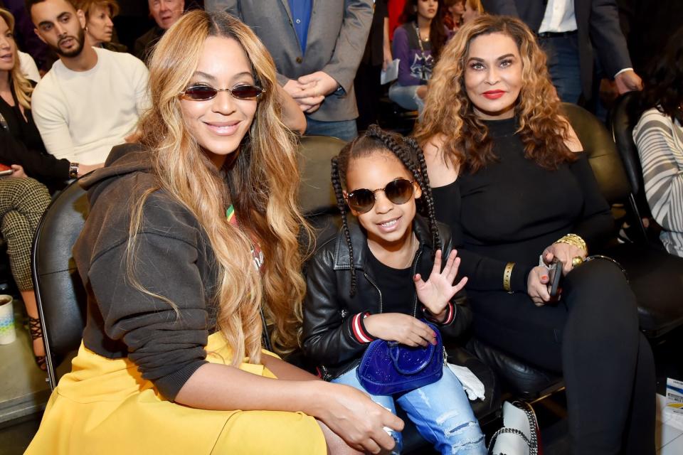 Beyonce, Blue Ivy Carter, and Tina Knowles