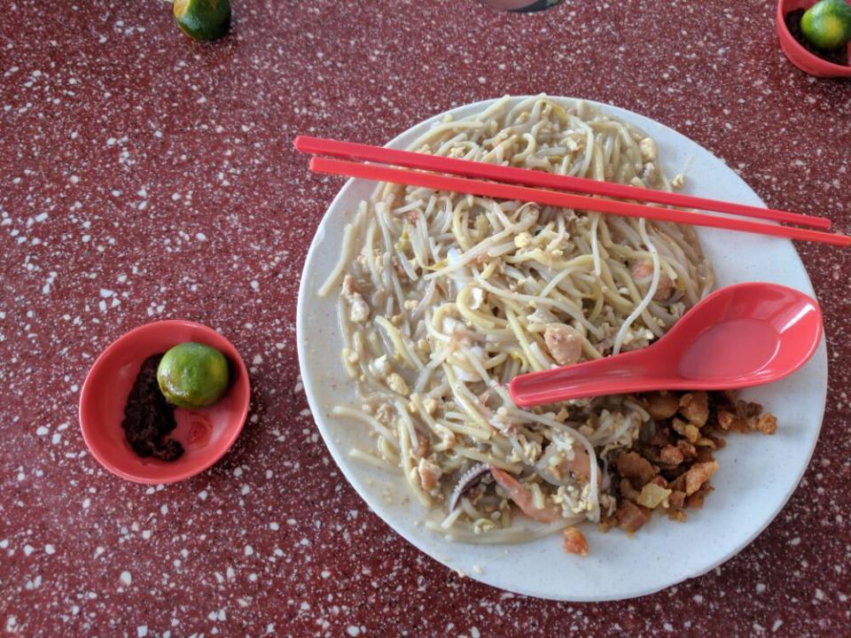 Hokkien mee - Tian Tian Lai noodles