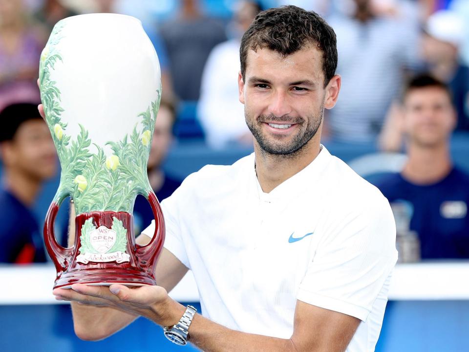 Grigor Dimitrov picked up his first-ever Masters title in Cincinnati: Getty