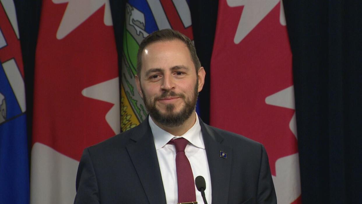 Education Minister Demetrios Nicolaides says the latest curriculum revision 'moves the needle' on expert concerns about content.  (Craig Ryan/CBC - image credit)