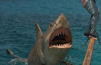 <p>The first <em>Jaws</em> made people afraid to go in the water, but <em>Jaws 4</em> made people afraid to go to the theater — at least according to the fourth film's abysmal <a href="https://www.rottentomatoes.com/m/jaws_the_revenge" rel="nofollow noopener" target="_blank" data-ylk="slk:zero percent rating;elm:context_link;itc:0;sec:content-canvas" class="link ">zero percent rating</a> on <em>Rotten Tomatoes</em>. </p>