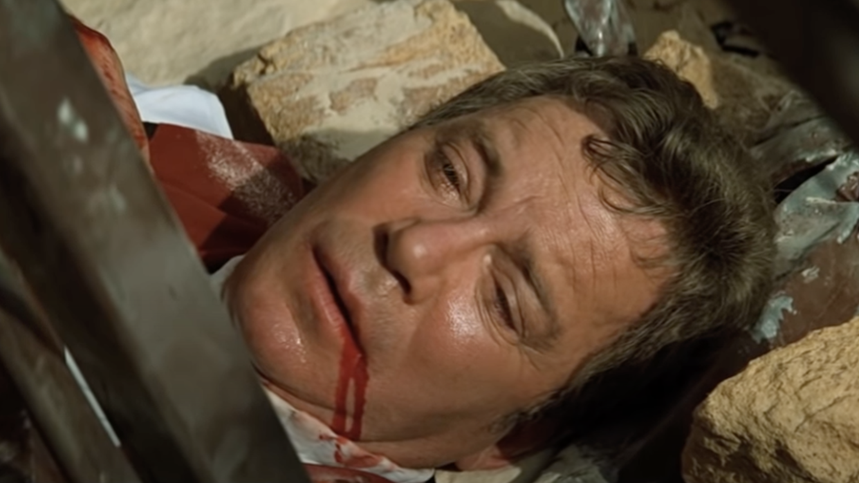  William Shatner's James Kirk dying in Star Trek Generations 