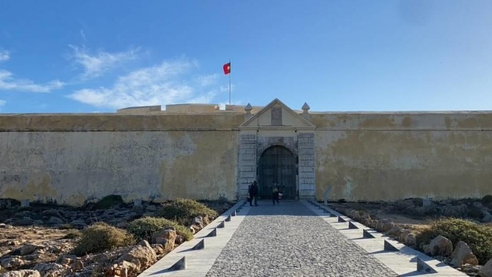 Fortaleza de Sagres, obra del infante Don Henrique de Portugal.