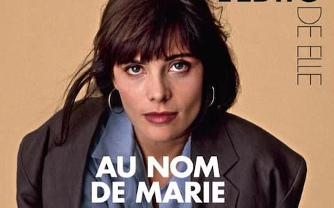 Elle France's cover featuring actress Marie Trintignant, who was beaten to death by her rockstar boyfriend Bertrand Cantat in 2003 - Credit: Elle