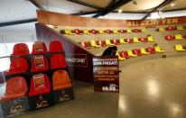 Seats of Galatasaray's former home ground Ali Sami Yen stadium are on sale as souvenirs at an official Galatasaray store at Turk Telekom Arena in Istanbul, Turkey January 31, 2016. REUTERS/Murad Sezer