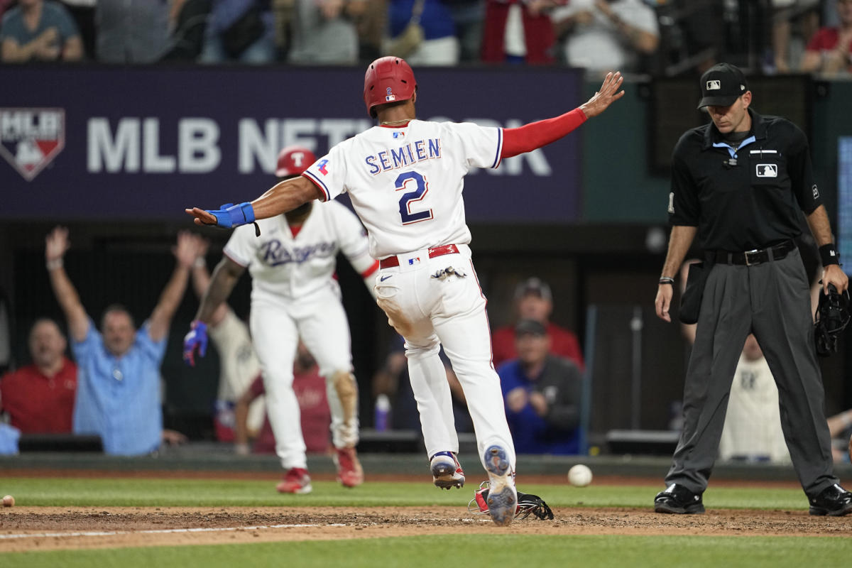 Semien streak at 23, Heim drives in 5 as Rangers keep rolling in 12-3 rout  of Mariners - CBS Texas