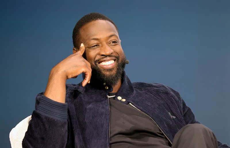 Dwyane Wade, former NBA player and Utah Jazz minority owner, speaks at the Qualtrics X4 Tech Summit at the Salt Palace Convention Center in Salt Lake City on Thursday. | Kristin Murphy, Deseret News