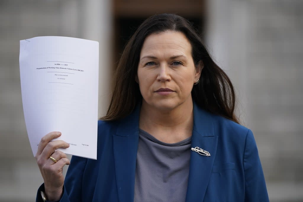 Sinn Fein TD Louise O’Reilly (Niall Carson/PA) (PA Wire)