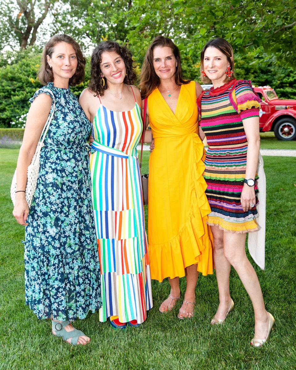 <h1 class="title">Christy Turlington Burns, Amirah Kassem, Brooke Shields, and Lizzie Tisch</h1><cite class="credit">Photo: Samantha Deitch / BFA.com</cite>