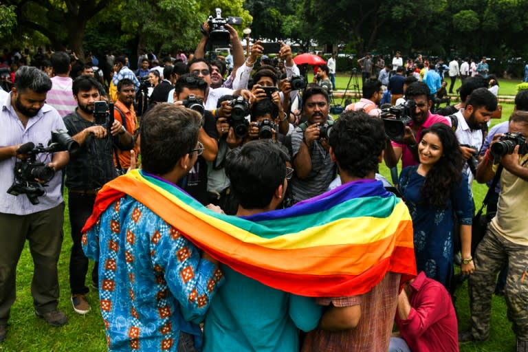 <p>India’s LGBT community has celebrated the end of the notorious Section 377 of the penal code, which until Thursday banned same-sex acts. </p>