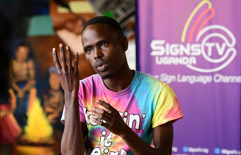 Ugandan online TV channel hopes to bridge information gap for the deaf in Kampala