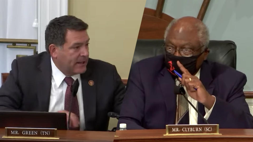 Mark Green, left, and James Clyburn