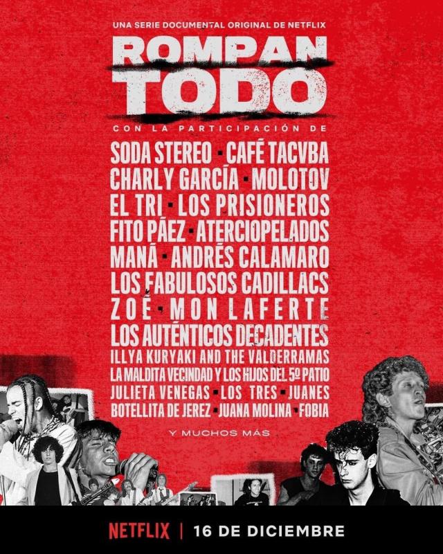 Rompan todo': Netflix estrena un documental sobre la historia del rock en  Latinoamérica