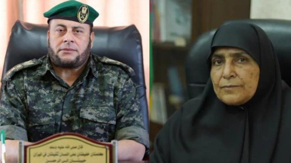 加薩國家安全部隊指揮官梅森（Jehad Mheisen）、哈瑪斯政治局首位女性香蒂（Jamila Abdallah Taha al-Shanti）傳遭以軍擊斃。（圖／翻攝自《耶路撒冷郵報》）