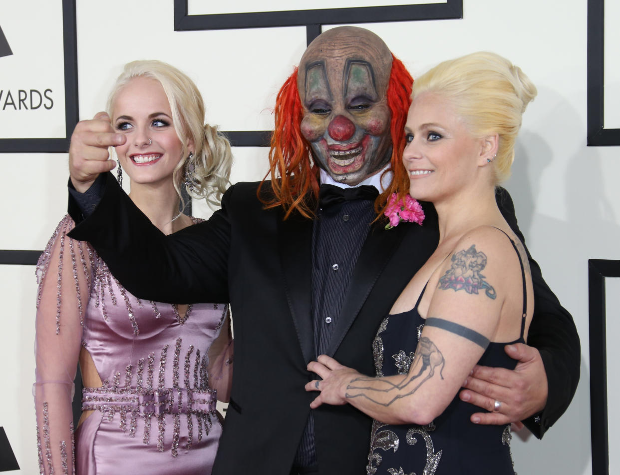 El rockero junto a su esposa Chantel y su hija. Getty Editorial