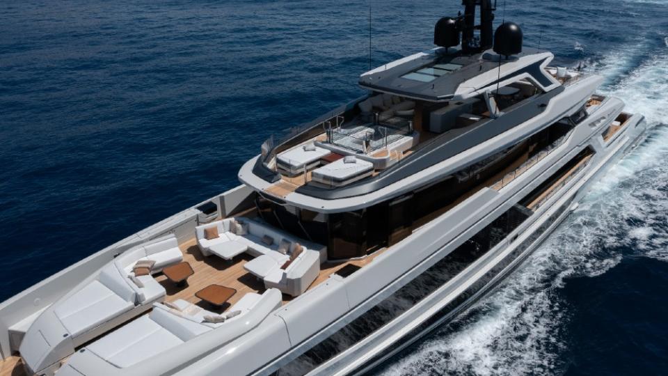 The new Baglietto T52 is the first of the 171-foot series. 