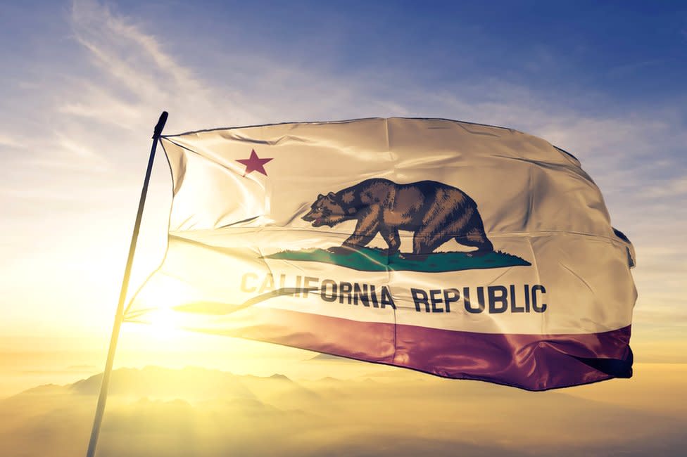 Bandera oficial de California.