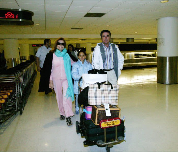 Rocío Jurado, Amador Mohedano y Gloria Camila 