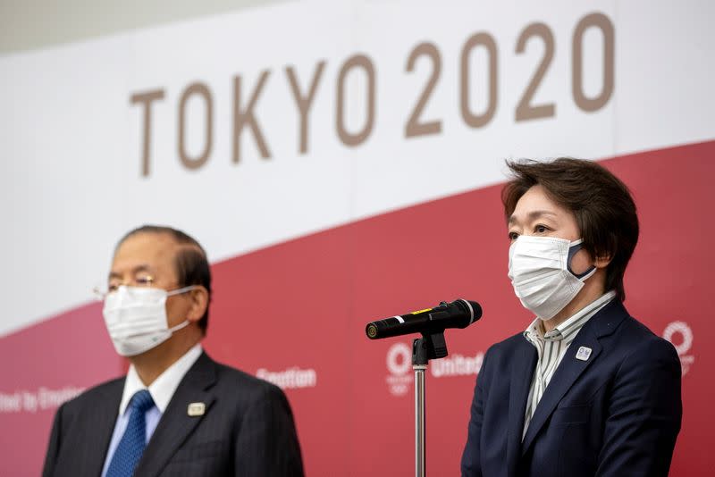 Tokyo Olympics chief Hashimoto speaks after meeting with IOC