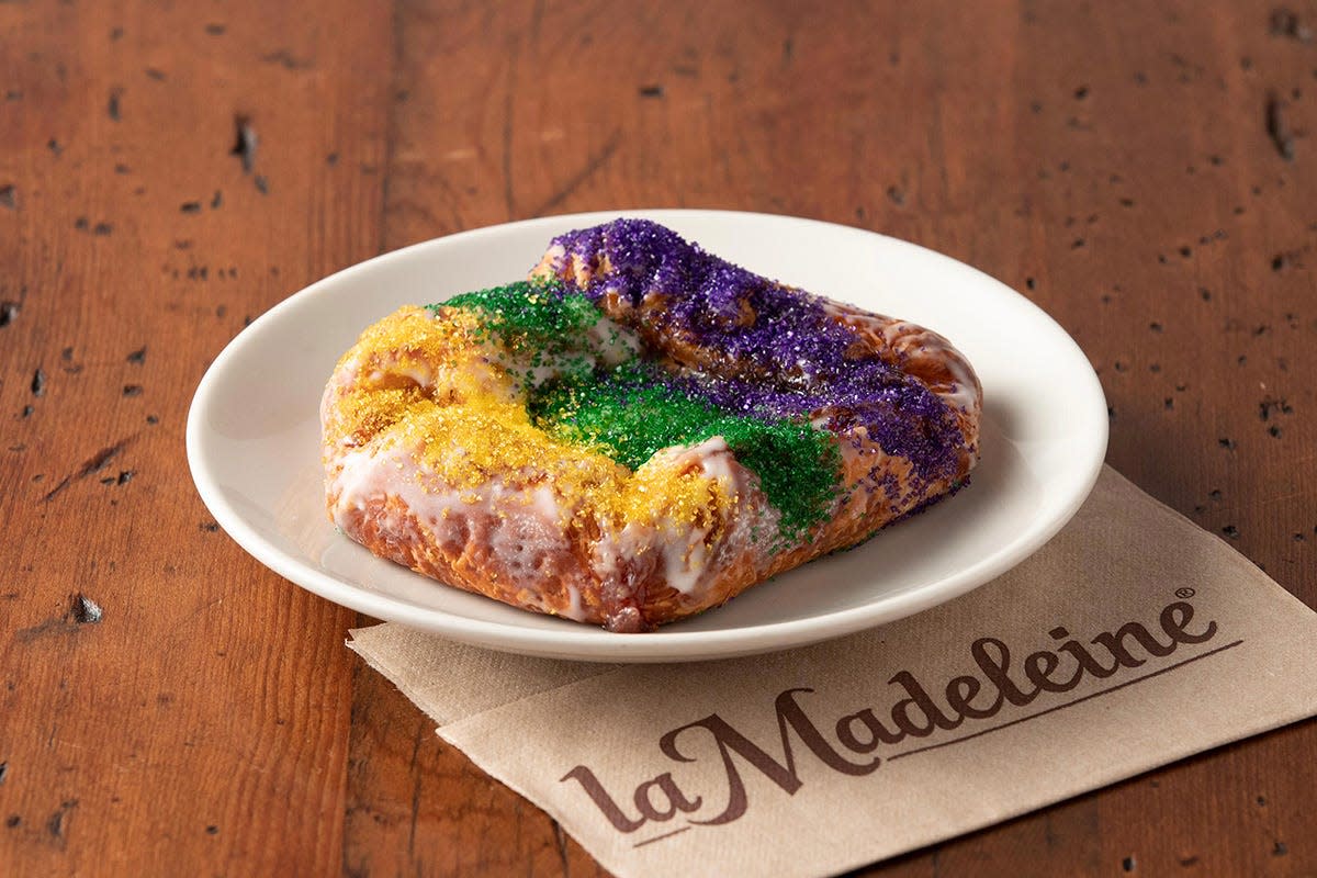 Mardi Gras Danish available at la Madeleine.