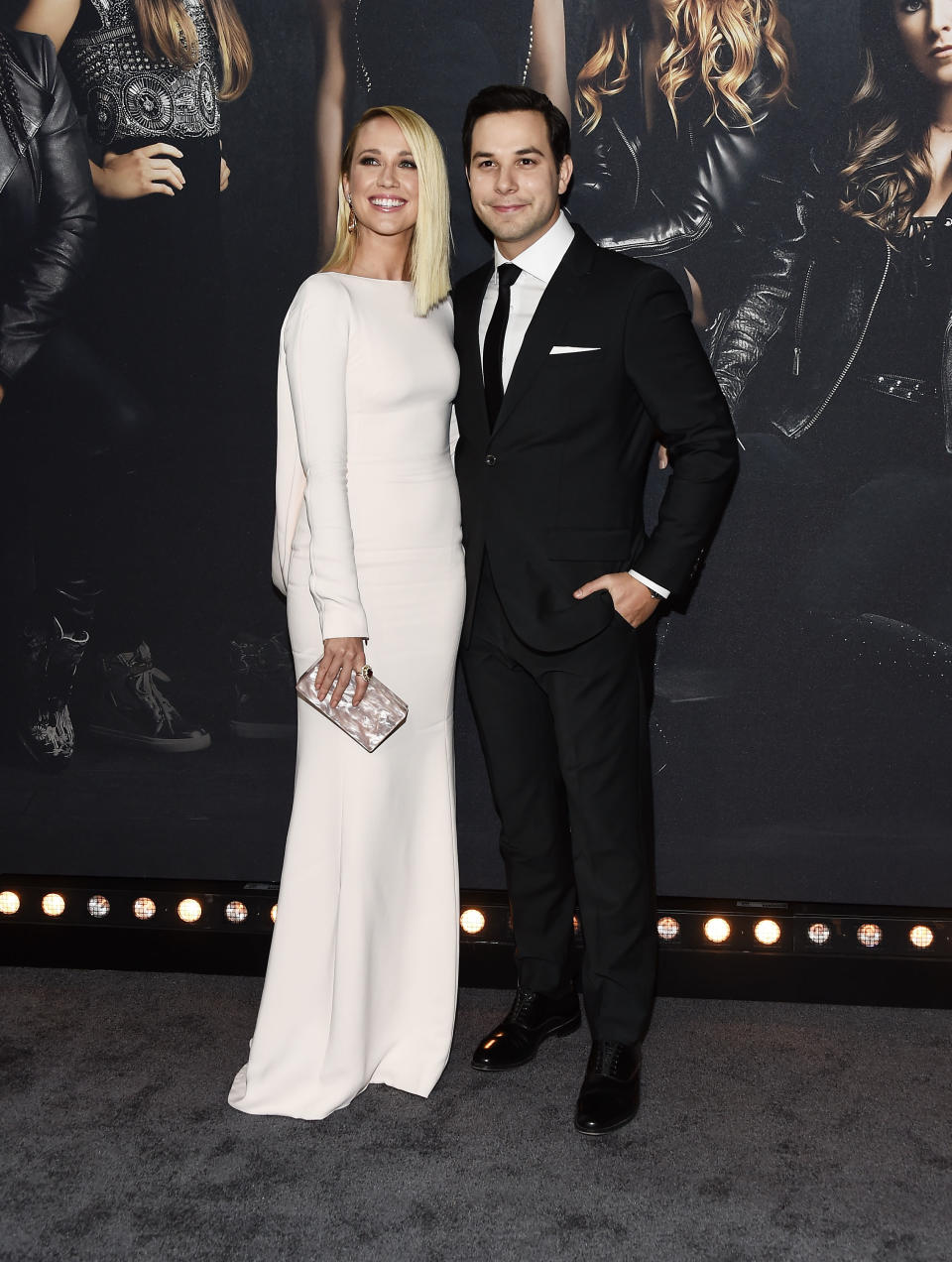 <p>The couple attended the premiere of their new flick, ‘Pitch Perfect 3’, together in December 2017. <em>[Photo: Getty]</em> </p>