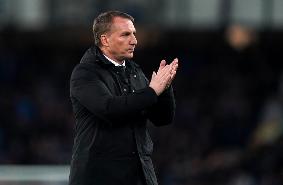 Leicester manager Brendan Rodgers, will look for a win(Tim Goode/PA) (PA Wire)