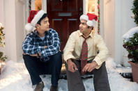 <p>Released in glorious 3D in theaters, the third — and sadly final … for now — <em>Harold & Kumar </em>is just as funny in good old-fashioned 2D. In desperate need of a Christmastime miracle, the estranged pals (John Cho and Kal Penn) put their squabbling on hold to find a replacement for the valuable tree that Kumar burned down with a stray reefer. As always with the <em>H&K </em>franchise, the movie’s comic high point is Neil Patrick Harris’s self-aware cameo as the alpha male version of himself, this time leading a Christmas stage spectacular that’s trippier than anything playing at Radio City Music Hall. —<em>E.A.</em> (Available on Amazon, Google Play, iTunes, Vudu, YouTube)<br><em>(Photo: Darren Michaels/Warner Brothers Pictures)</em> </p>