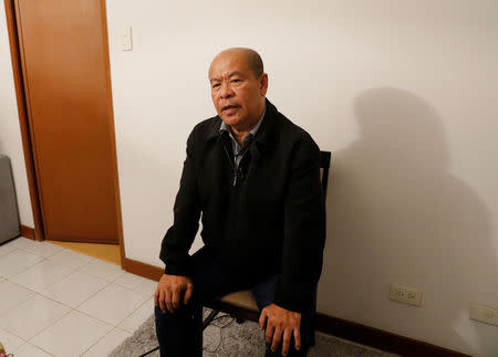 Retired policeman Arturo Lascanas speaks during an interview with Reuters at a safehouse in an undisclosed place in Metro Manila, in the Philippines March 9, 2017. REUTERS/Erik De Castro