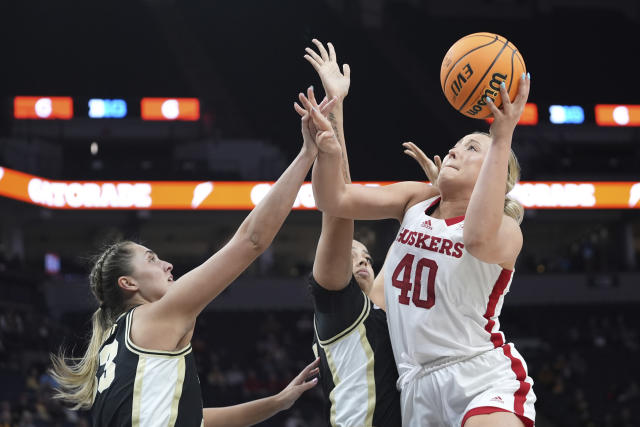 Nebraska women advance past Purdue 64-56 in Big Ten Tournament despite 7 3s  from freshman Swanson